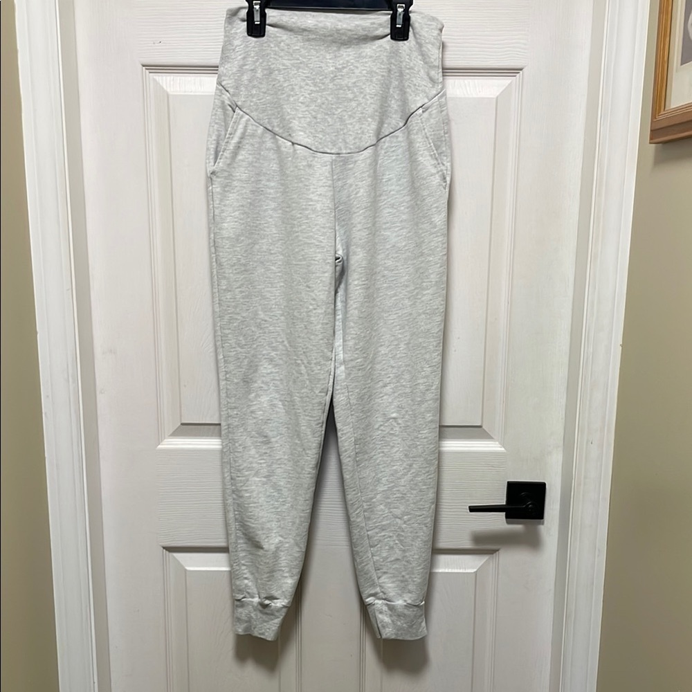 H&M | Mama | Lightweight |Heathered Gray | Joggers | Pockets |Maternity |Size S